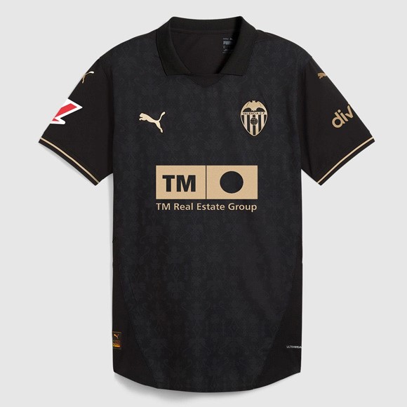 Tailandia Camiseta Valencia Replica Segunda Ropa 2024/25